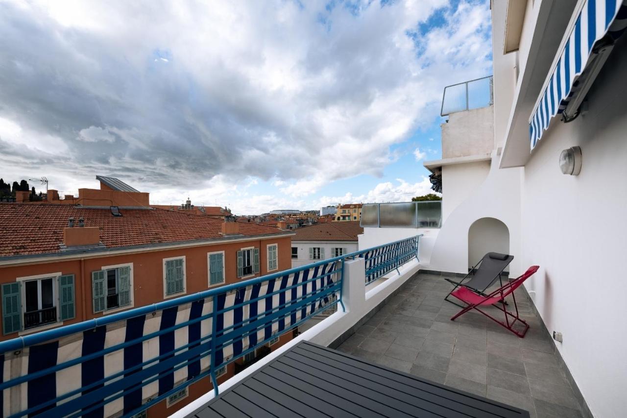 5 Papon - Dernier Etage - Terrasse A Ciel Ouvert - Garibaldi Nice Exteriör bild